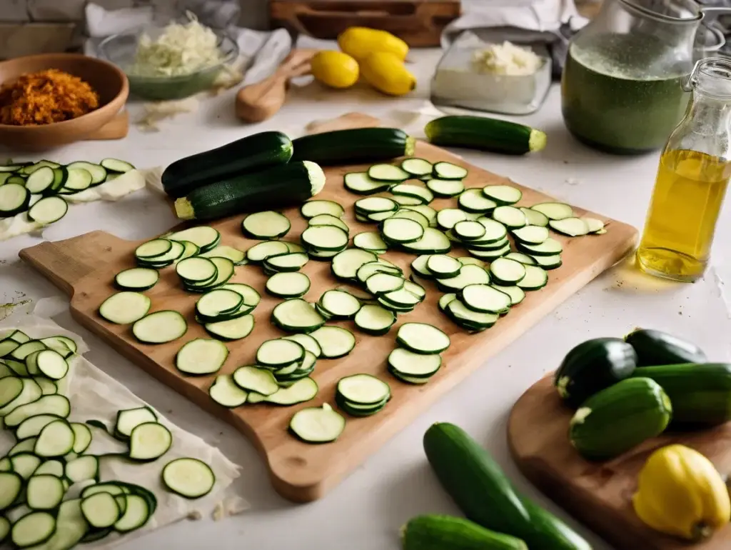 Easy homemade zucchini chips recipe for snacking